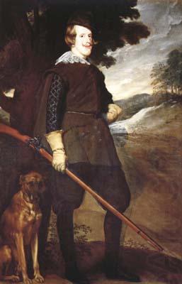 Portrait de Philippe IV en costume de chasse (df02), Diego Velazquez